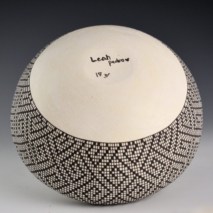 Pedro, Leah Antonio - Bowl with Checkerboard Cloud Designs (17 Years Old) - Image 4