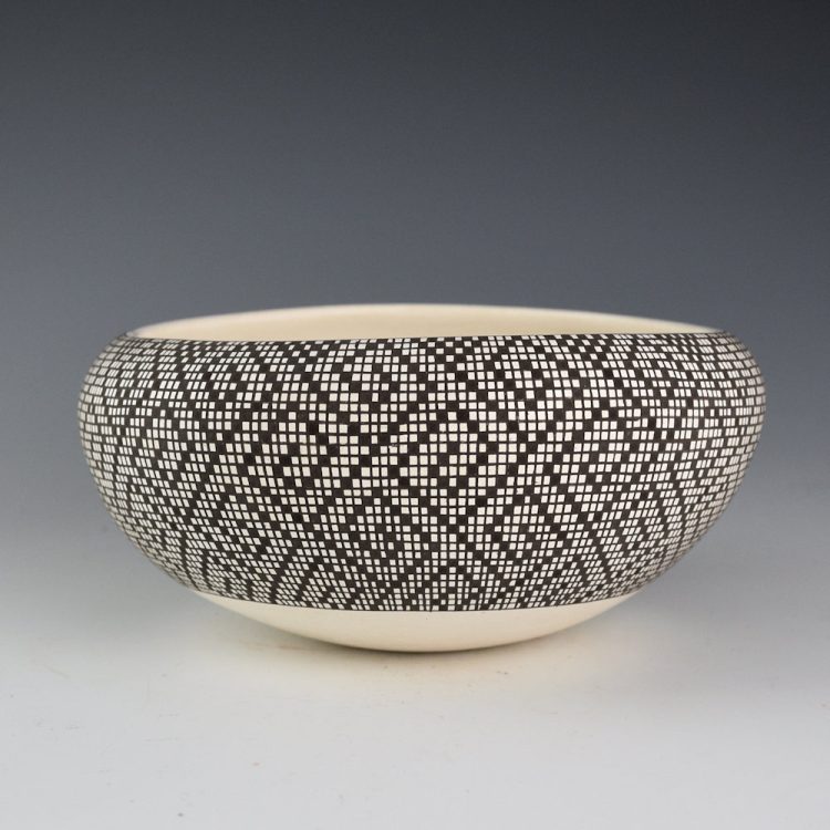 Pedro, Leah Antonio - Bowl with Checkerboard Cloud Designs (17 Years Old)