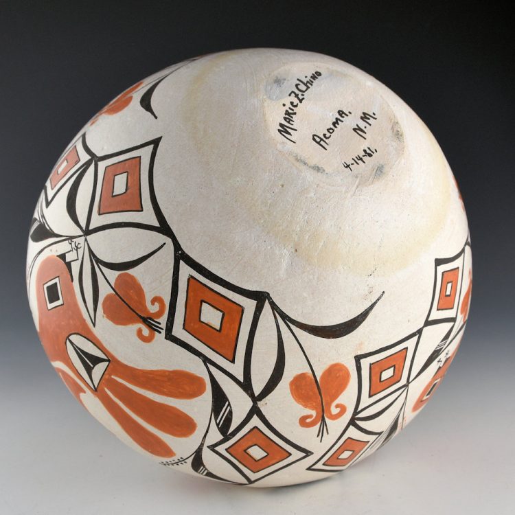 Chino, Marie Z. - Water Jar with Acoma Birds and Flowers (1970s) - Image 5