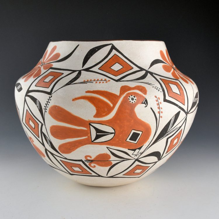 Chino, Marie Z. - Water Jar with Acoma Birds and Flowers (1970s)