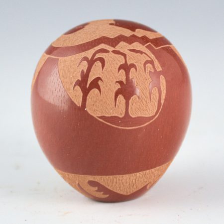 Alternative view of Romero, Susan "Snowflake" - Seedpot with Mimbres Potter and Corn