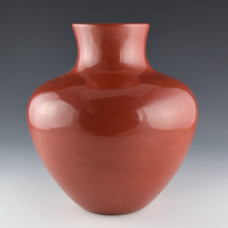 Garcia, Tina - Red High Shoulder Water Jar (1990s) - Image 3