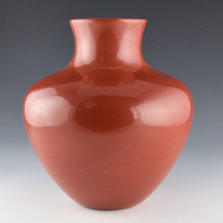 Garcia, Tina - Red High Shoulder Water Jar (1990s) - Image 2