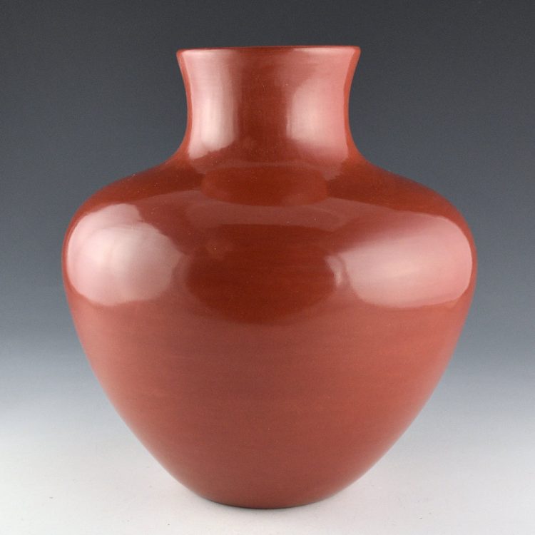 Garcia, Tina - Red High Shoulder Water Jar (1990s)