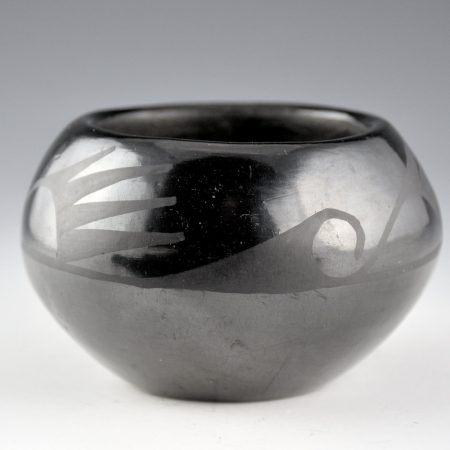 Alternative view of Roybal, Tonita - Bowl with Wave and Sun Designs (1920s)