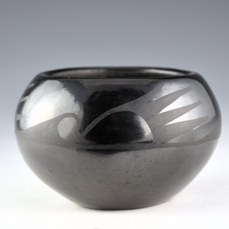 Roybal, Tonita - Bowl with Wave and Sun Designs (1920s)