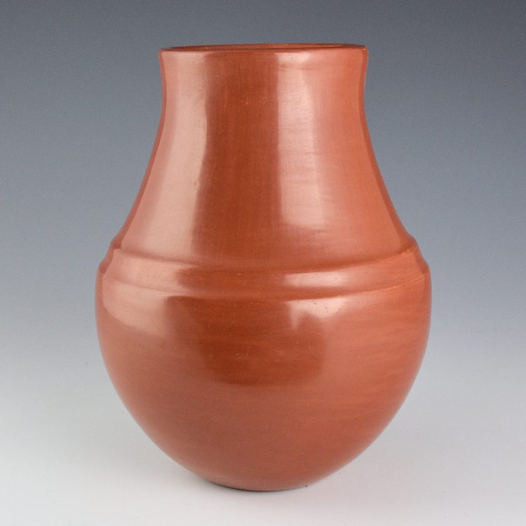 Garcia, Virginia - Red Jar with Double Shoulder (1991) - Image 2