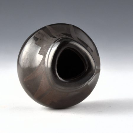 Alternative view of Martinez, Barbara - Small Jar with Rain and Cloud Designs