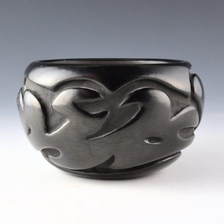 Alternative view of Cain, Billy - Bowl with Carved Avanyu (1990s)