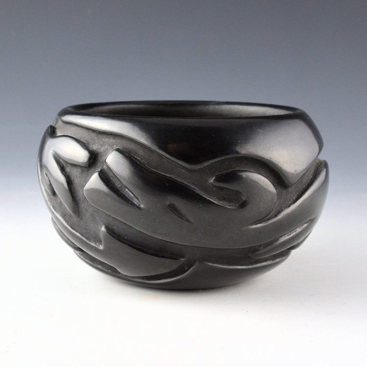 Cain, Billy - Bowl with Carved Avanyu (1990s)