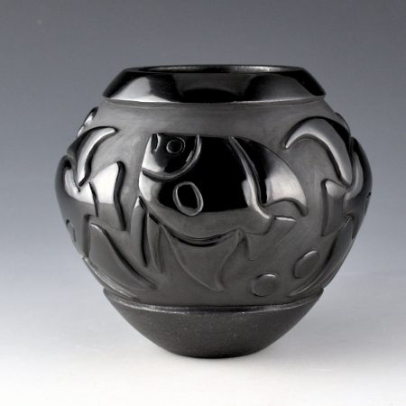 Alternative view of Youngblood, Christopher - "An Ocean of Angels" Jar with Five Angelfish