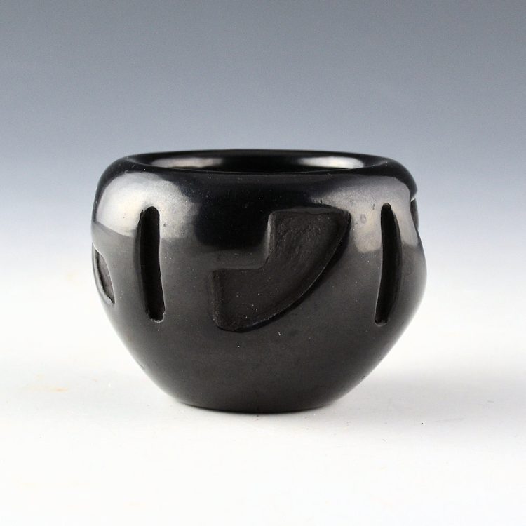 Chavarria, Denise - Bowl with Carved Rain and Lightning Designs