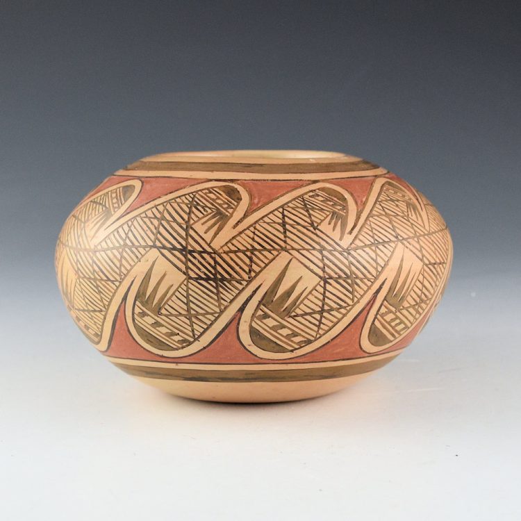 Nampeyo, Fannie - 20 Bird Wing Migration Pattern Bowl (1970's)