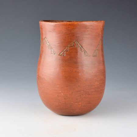 Alternative view of Tso, Faye - Jar with Mountain Designs (1980s)