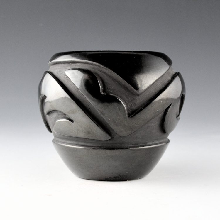 Naranjo, Gracie - Jar with Carved Clouds and Lightning (1990s)