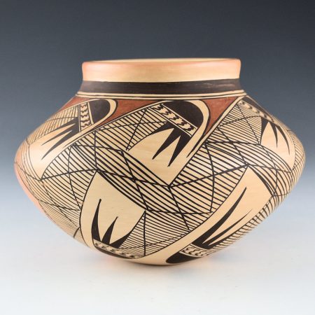 Alternative view of Sahme, Jean - Jar with Migration Pattern (1990s)