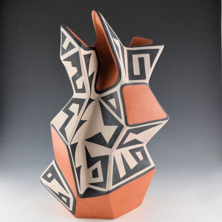 Suina, Jeff - "Yucca" Faceted Geometric Design Jar