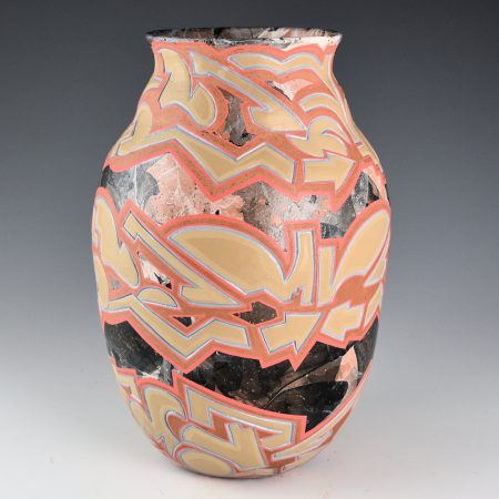 Alternative view of Folwell, Kaa - "Graffiti Clouds" Tall Jar