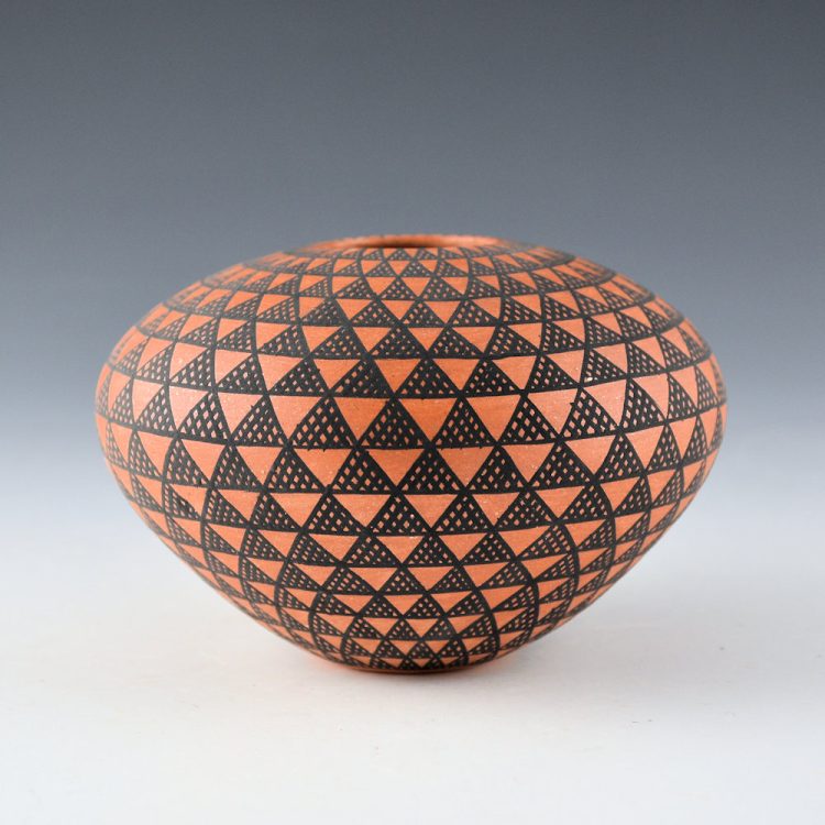 Trancosa, Kevin - Bowl with Triangular Geometric Designs (1996)