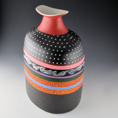 Alternative view of Namingha, Les - "Strata" 13" Tall Jar