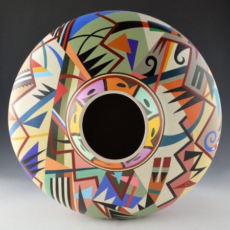 Alternative view of Namingha, Les - "Caught in Flight" Wide Shoulder Jar