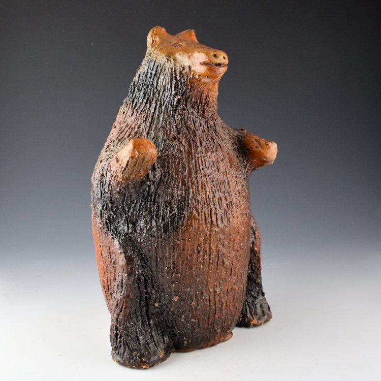 Goodman, Louise - 11" Tall Clay Bear Figure (1990s)