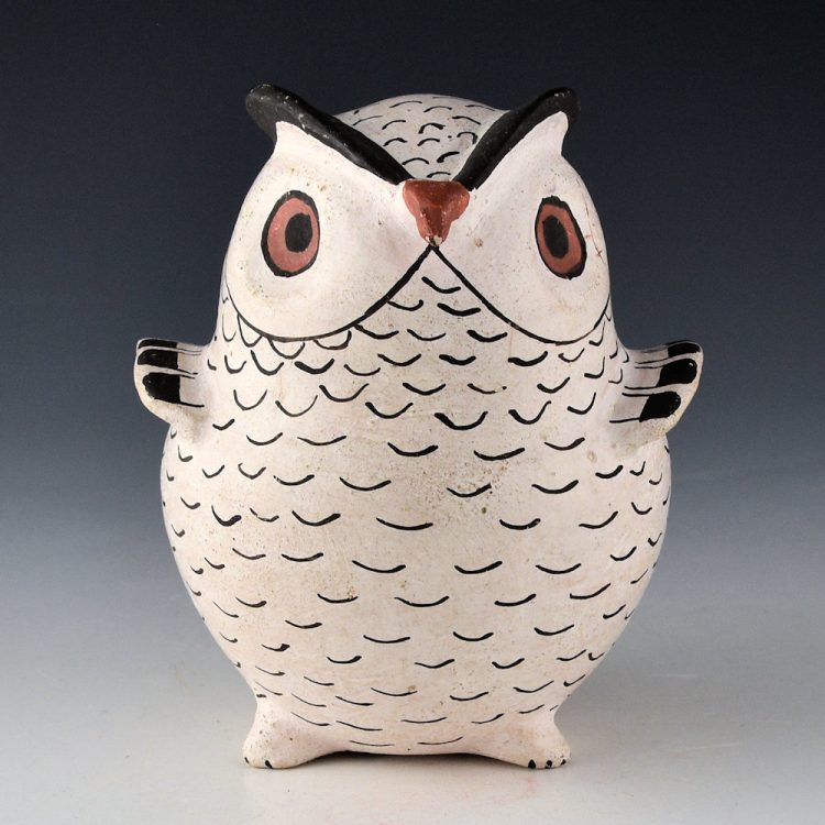 Chino, Marie Z. - Clay Owl Figure (1970s)