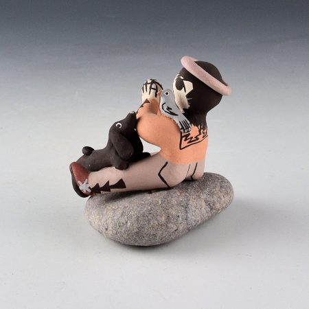 Alternative view of Ray, Marilyn Henderson - Boy with Bird and Dog (1990s)