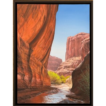 Alternative view of Esch, Mike - "Grand Wash Trail", Oil on Linen (18" x 24")