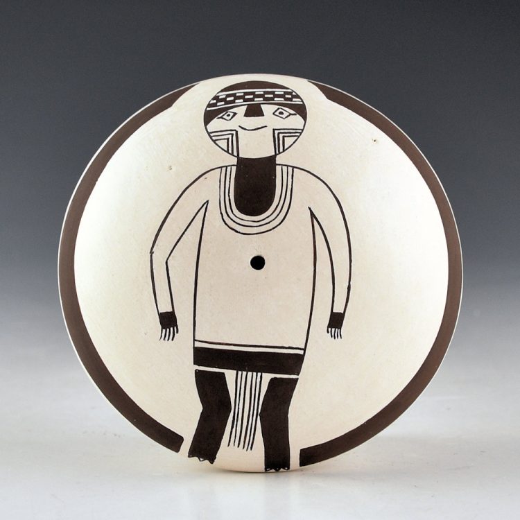 Concho, Rachel - Seedpot with Mimbres Figure