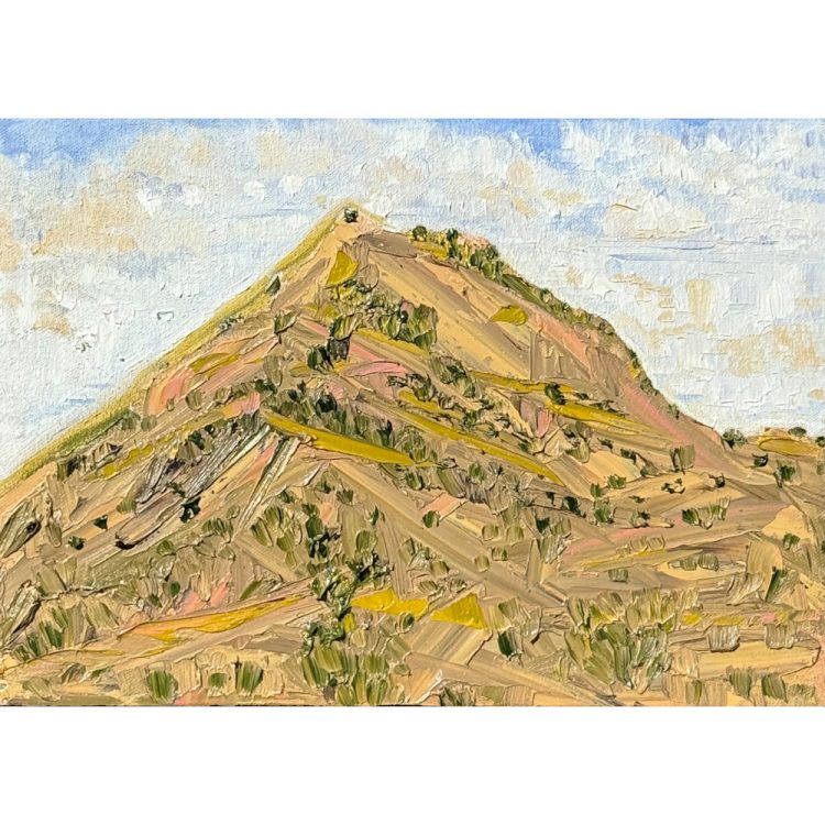 Romero, Santiago - "Chartreuse Stronghold" Oil (10" x 12")