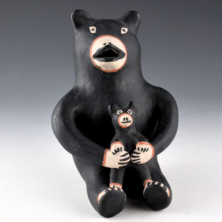 Ortiz, Seferina - Bear Storyteller with One Bear Cub (1990s)