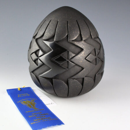 Youngblood-Lugo, Sergio - "Thunderbird" Large Seedpot, Ribbon