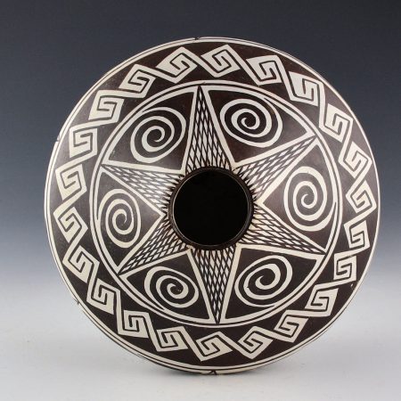 Alternative view of Naha, Sylvia - Jar with Awatovi Star Design (1980's)