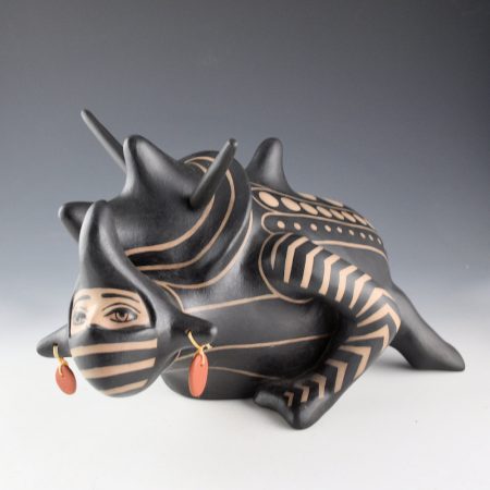 Alternative view of Ortiz, Virgil -  "Beetle-Man" Trans-Figured Series Clay Figure (2011), (3 pieces)