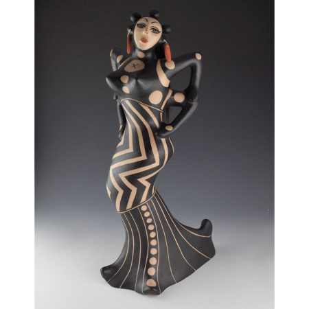 Alternative view of Ortiz, Virgil -  "Four Armed Woman" Siren Series Clay Figure (2010), p. 83 Published