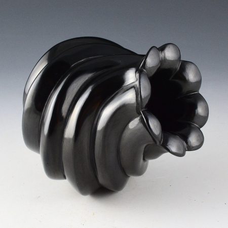 Alternative view of Youngblood, Nancy - 8 Swirling Rib Water Jar with Rain Drop Rim (2025)