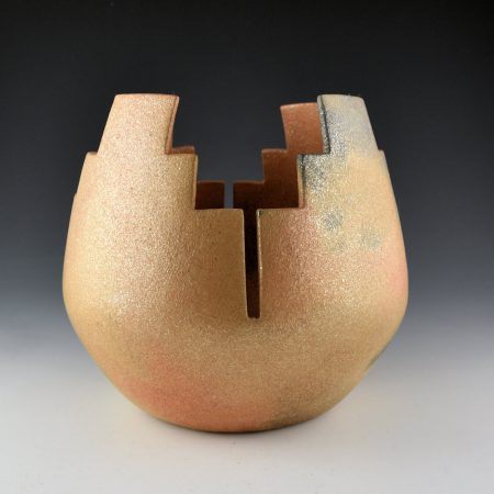 Alternative view of Yazzie, Angie - Large Micaceous Clay Cloud Bowl (2001)