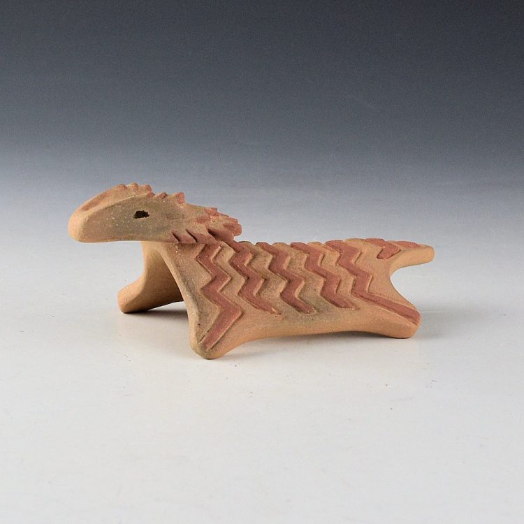 Tso, Jr., Damon - Clay Horned Lizard with Carved Scales