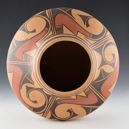 Alternative view of Setalla, Dee - 10" Wide Jar with Rain Birds