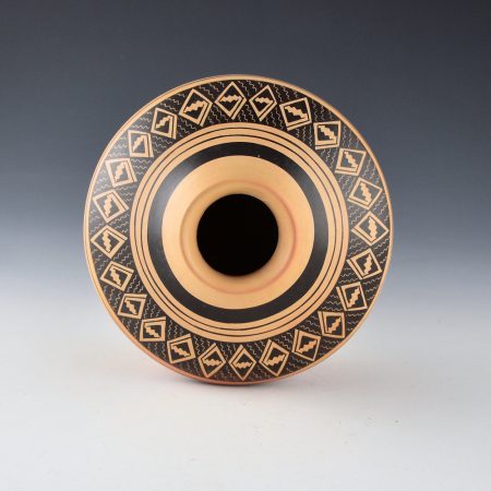 Alternative view of Navasie, Fawn Garcia - Long Neck Jar with Mountain Design