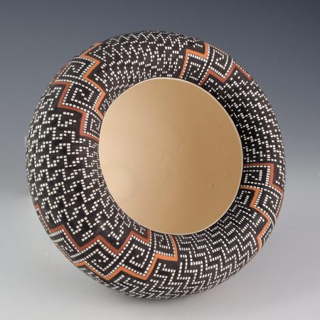 Alternative view of Antonio, Frederica - Infinity Rim Bowl with Four Season and Spiral Cloud Designs