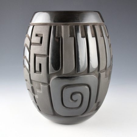 Alternative view of Begay, Jr., Harrison - Jar with Yei and Eagle Feather Designs (2025)