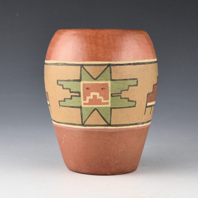 Gutierrez, Lela - Polychrome Jar with Sun and Rain Designs (1930s)