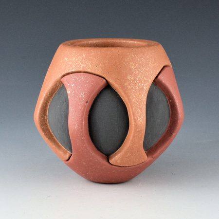 Youngblood-Lugo, Sergio - "Deadlock" Carved Polychrome Bowl