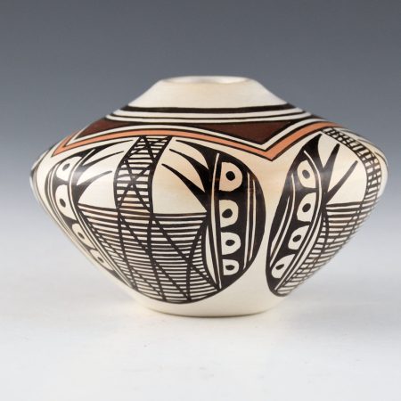 Alternative view of Naha, Sylvia - Jar with Bat Wing Designs (1970s)