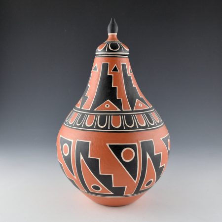 Alternative view of Tenorio, Thomas - Jar with Sun, Flower Designs and Lid (2006)