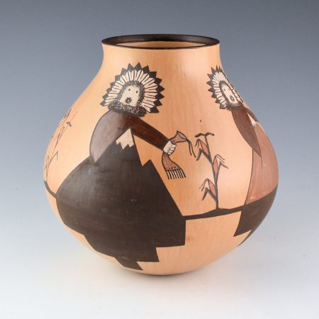 Alternative view of Sahmie, Ida - Jar with Four Yei-bi-Chi and Four Sacred Mountains (2009)