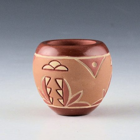 Alternative view of Curran, Ursula - Mini Jar with Cloud and Plant Designs