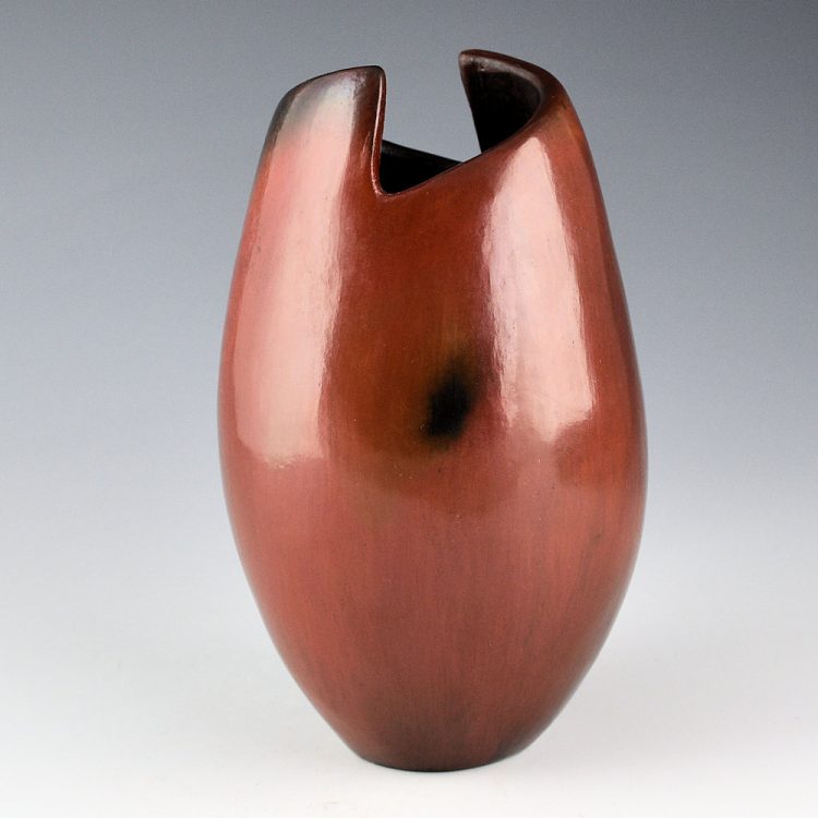 Cling, Alice - Narrow Jar with Mountain Rim and Fire Clouds